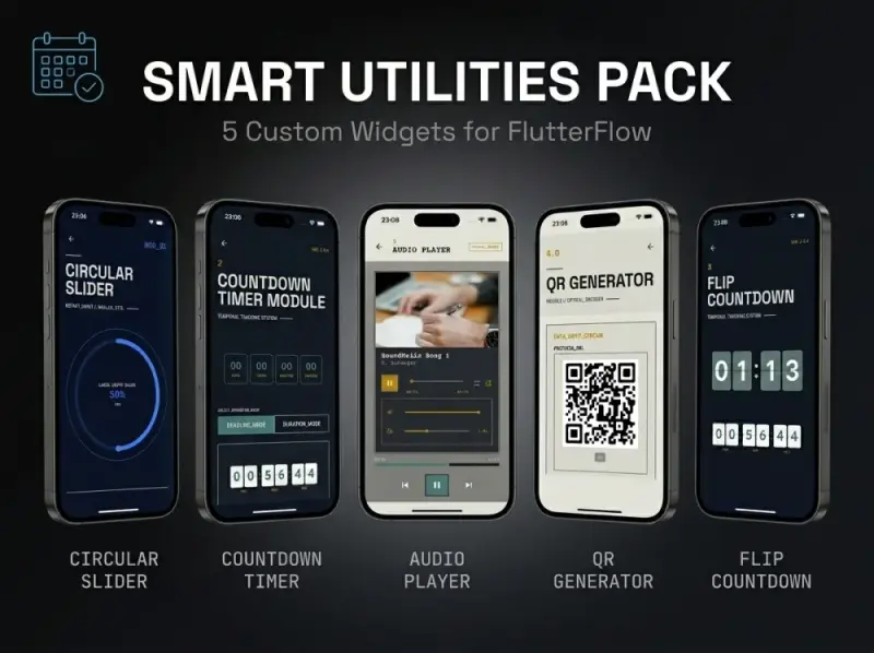 Smart Utilities Pack — FlutterFlow Template